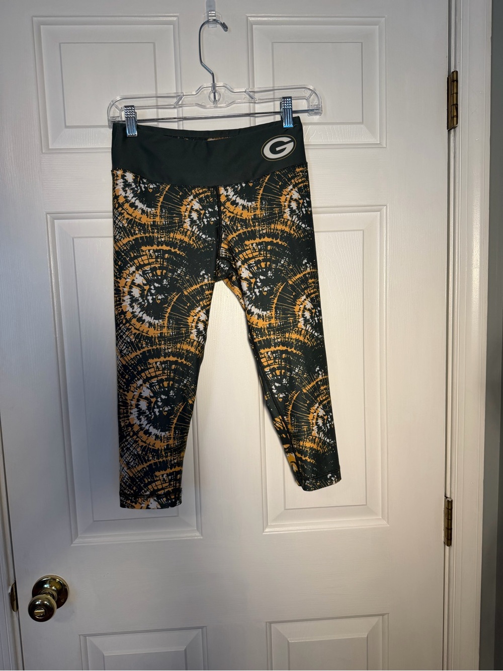 NFL Green Bay Packers Tie-Dye Athletic Leggings Pants Size S